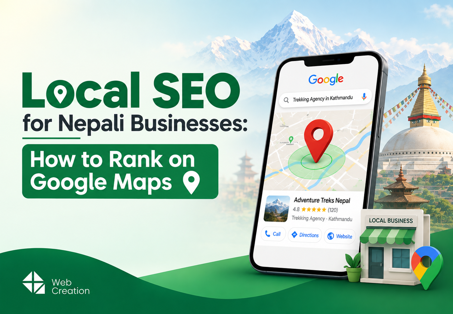 local SEO Nepal - rank on Google Maps