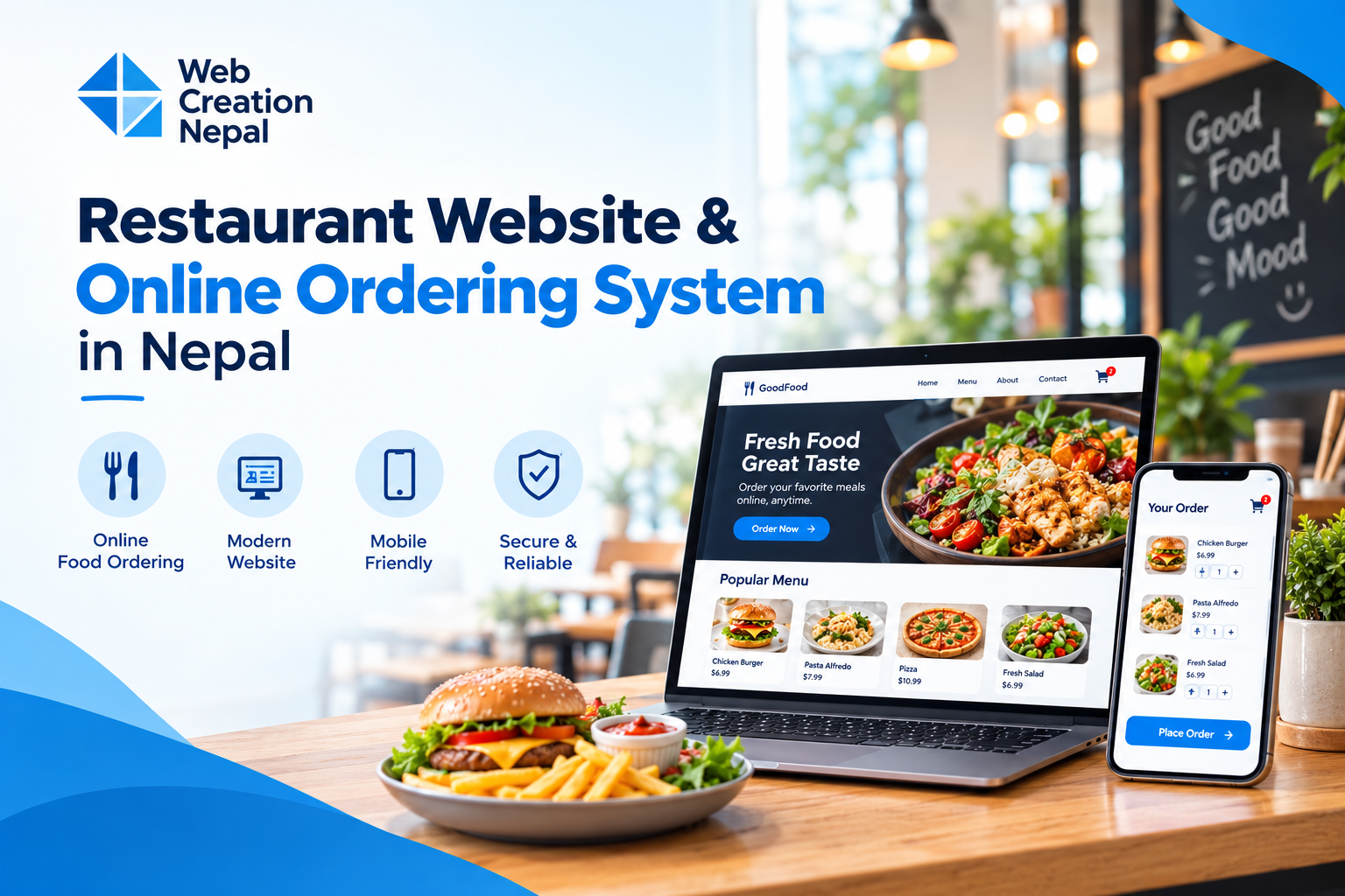 Restaurant Website & Online Ordering in Nepal