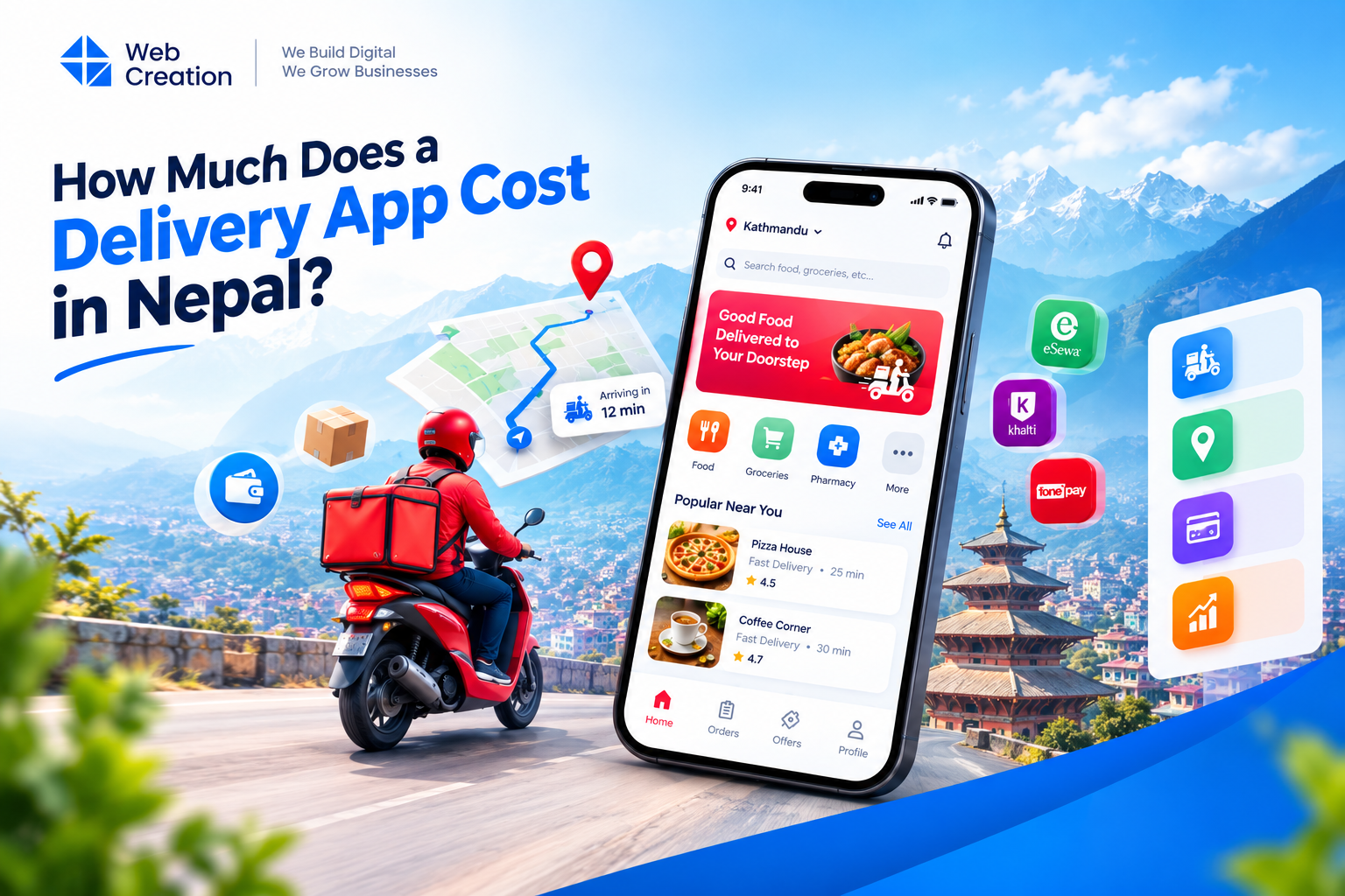 How Much Does a Delivery App Cost in Nepal?